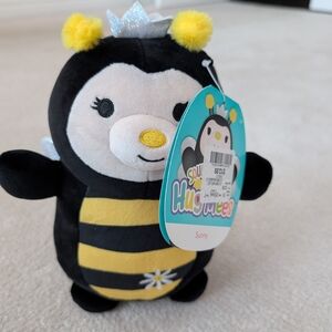 Squishmallows Black and Yellow Bumblebee Plush